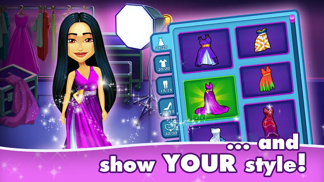 Fabulous 5: Fashion & Dress-up (Фэбюлс) [МОД Все открыто] APK Android Screenshot 4