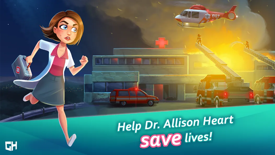 Heart's Medicine Hospital Heat [МОД Много денег] APK Android Screenshot 1