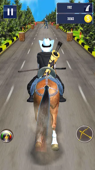 Cowboy Horse Run [МОД Бесконечные монеты] APK Android Screenshot 2