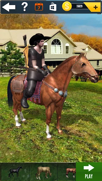 Cowboy Horse Run [МОД Бесконечные монеты] APK Android Screenshot 3