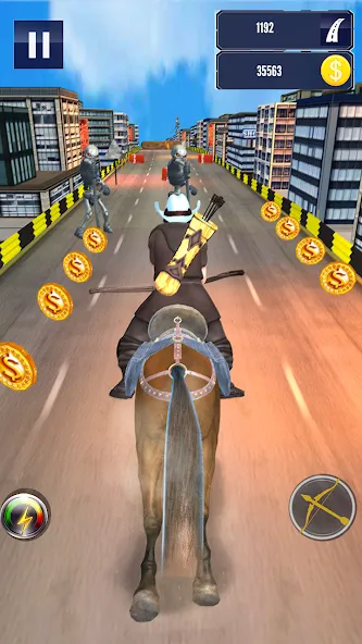 Cowboy Horse Run [МОД Бесконечные монеты] APK Android Screenshot 5