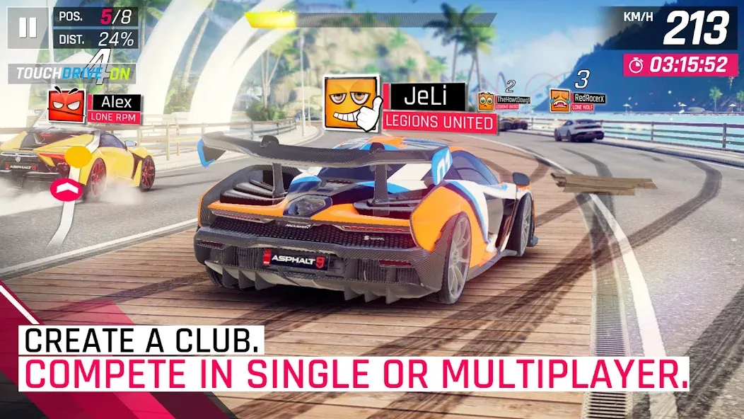 Asphalt 9: Legends (Асфальт 9) [МОД Меню] APK Android Screenshot 4
