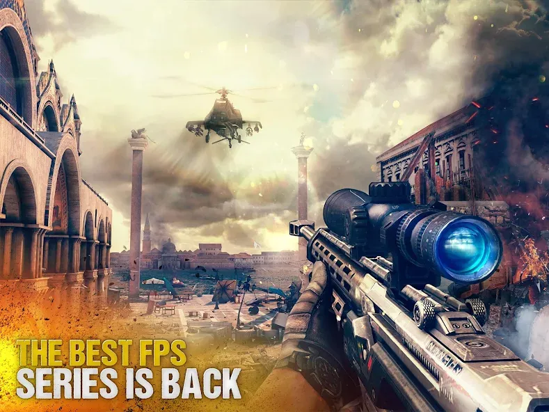 Modern Combat 5: mobile FPS (Модерн Комбат 5) [МОД Бесконечные монеты] APK Android Screenshot 1