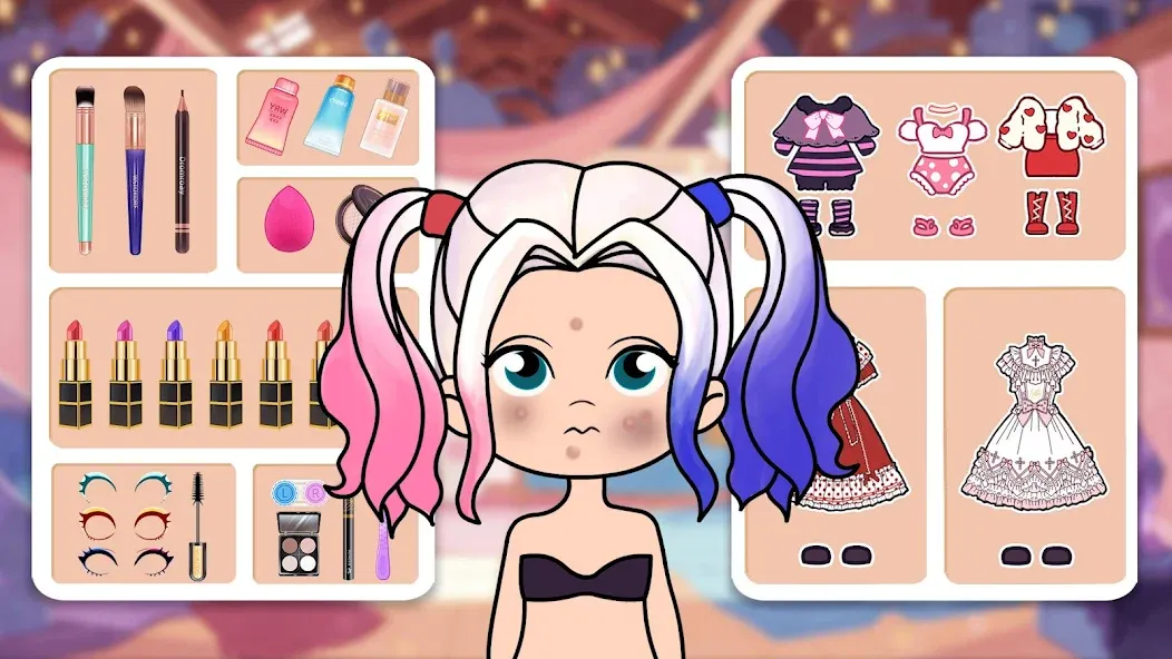 Doll Dress Up - Makeup Games [МОД Меню] APK Android Screenshot 2