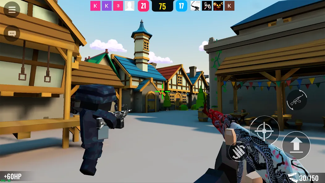 BLOCKFIELD — 5v5 PvP Shooter (БЛОКФИЛД) [МОД Много денег] APK Android Screenshot 1