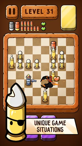 Bullet Chess: Board Shootout (Бюллет чесс) [МОД Premium] APK Android Screenshot 4