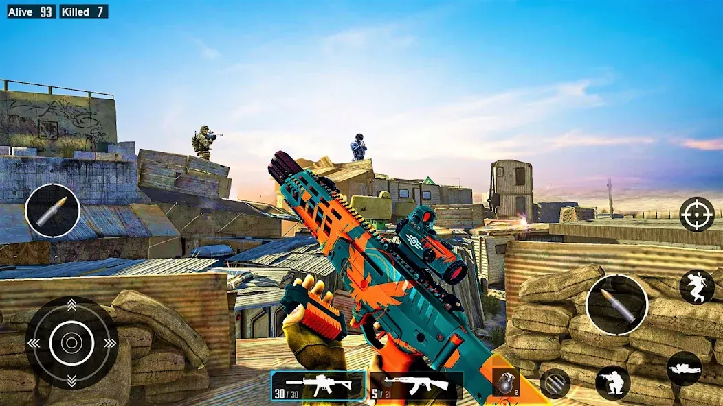Commando Gun Shooting Games [МОД Unlocked] APK Android Screenshot 4