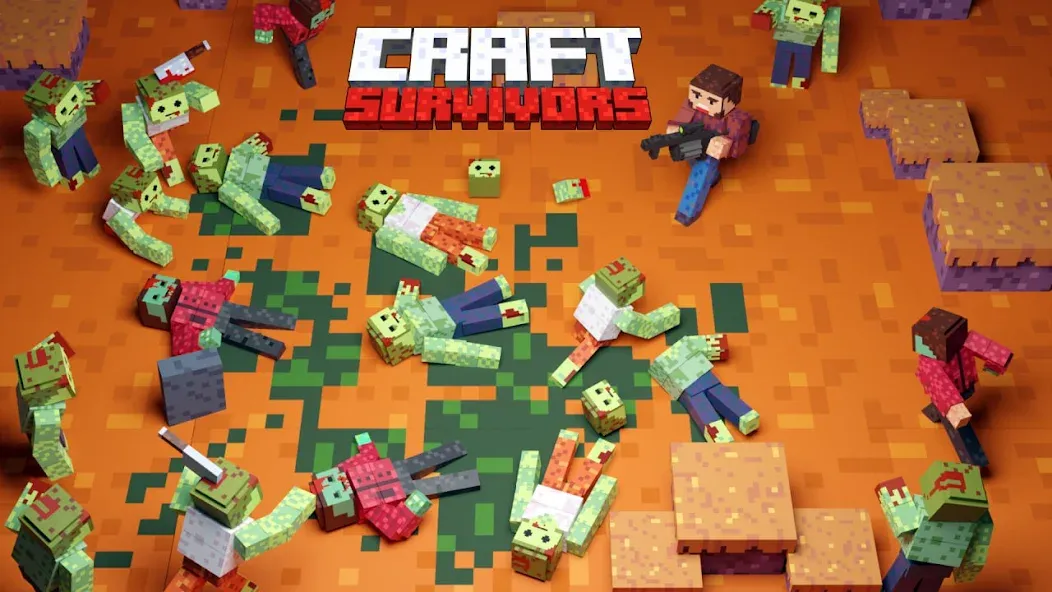 Vampire Pixel Survives (Вампир Пиксель Выживает) [МОД Меню] APK Android Screenshot 1