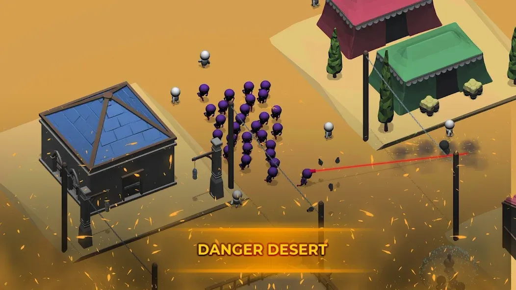 Crowd War - Action Game (Крауд Вар) [МОД Бесконечные монеты] APK Android Screenshot 5