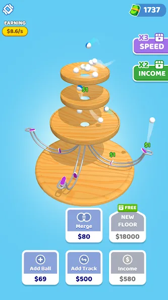 Spinning Balls (Спиннинг Болз) [МОД Меню] APK Android Screenshot 3