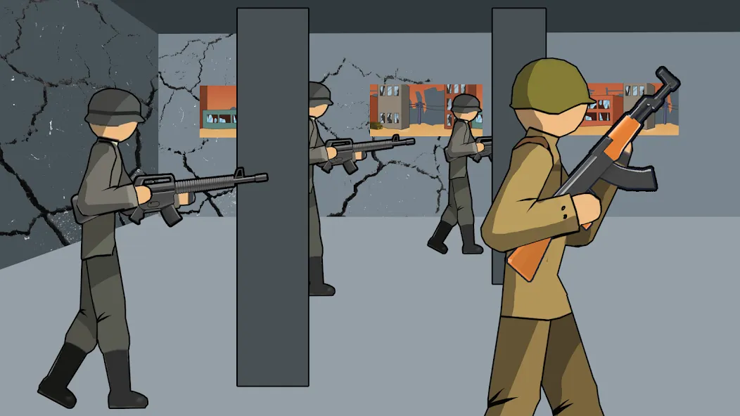 Stickman WW2 (Стикмэн Вторая Мировая война) [МОД Premium] APK Android Screenshot 4