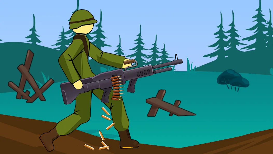 Stickman WW2 (Стикмэн Вторая Мировая война) [МОД Premium] APK Android Screenshot 5