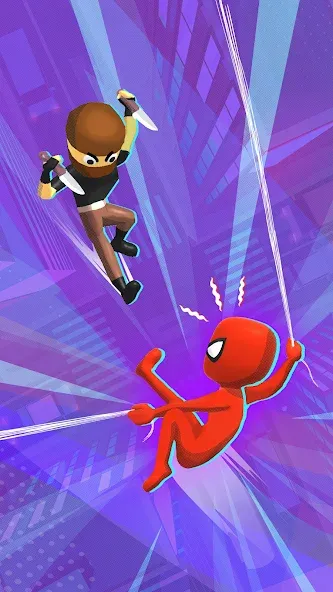 Web Master: Stickman Superhero (Вебмастер) [МОД Все открыто] APK Android Screenshot 1