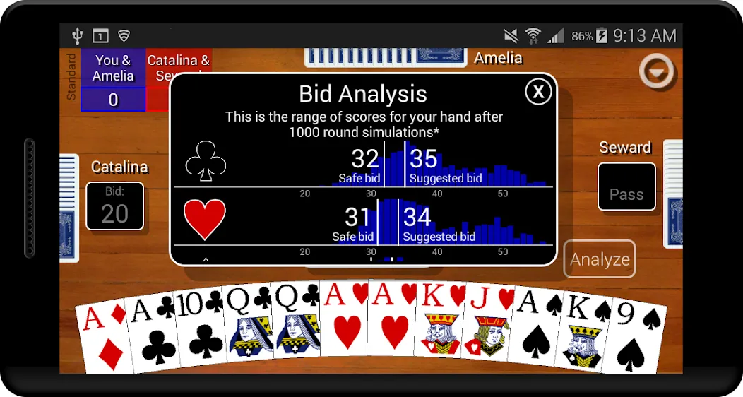 Pinochle Classic (Пиночл Классик) [МОД Unlocked] APK Android Screenshot 3