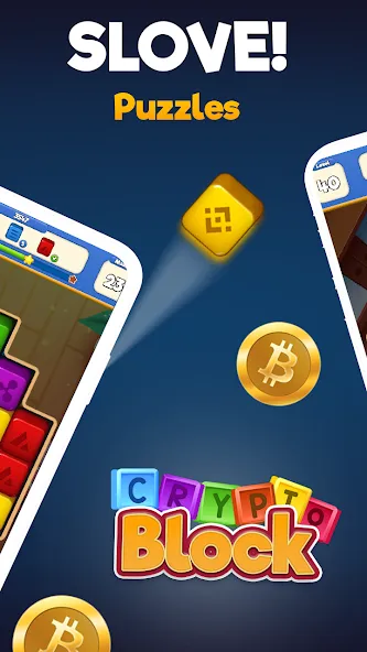Crypto Blocks Puzzle Challenge [МОД Mega Pack] APK Android Screenshot 2
