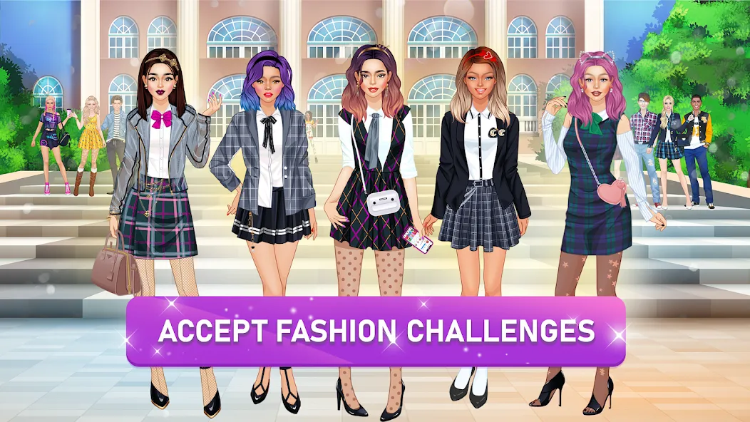 College Girls Team Makeover [МОД Mega Pack] APK Android Screenshot 1