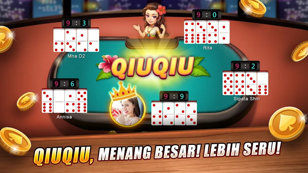 LUXY Domino Gaple QiuQiu Poker (Лукси Домино Гапл Киукиу Покер) [МОД Unlocked] APK Android Screenshot 2