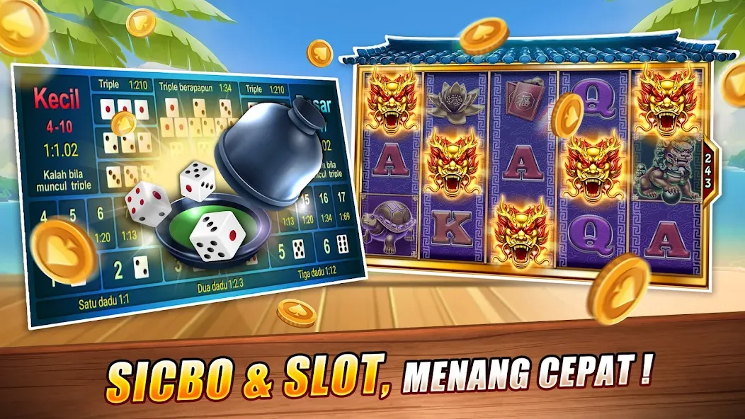 LUXY Domino Gaple QiuQiu Poker (Лукси Домино Гапл Киукиу Покер) [МОД Unlocked] APK Android Screenshot 5