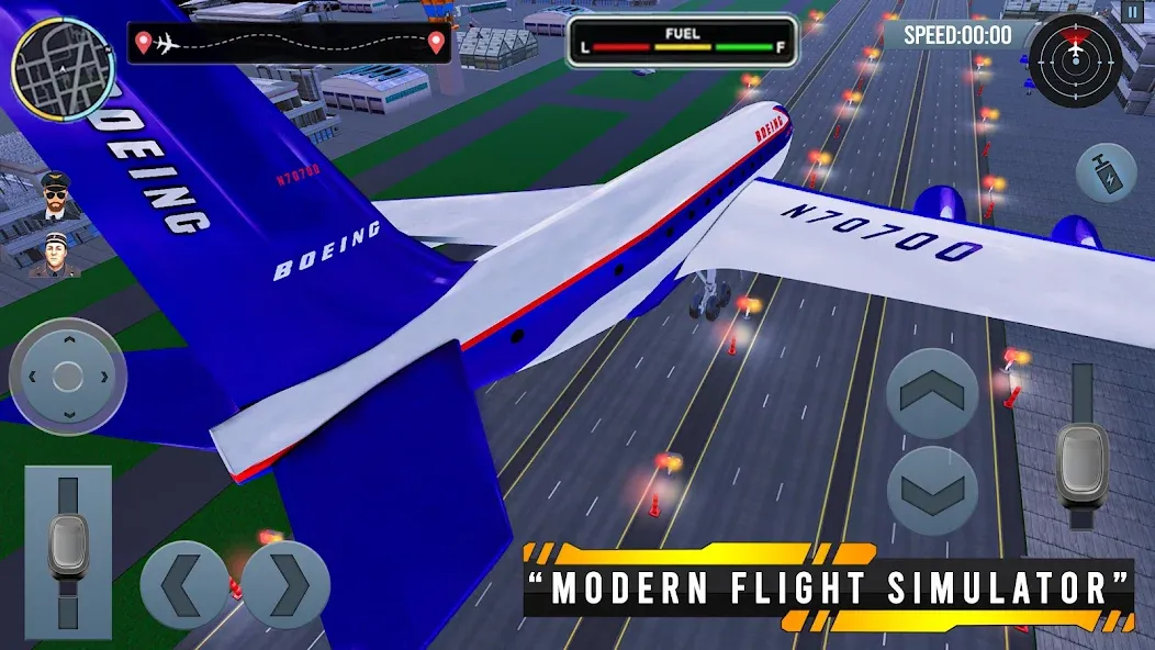 Airplane Simulator Plane Games [МОД Все открыто] APK Android Screenshot 3