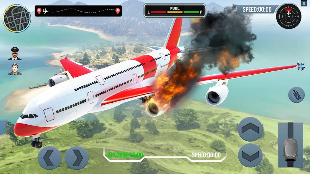 Airplane Simulator Plane Games [МОД Все открыто] APK Android Screenshot 4