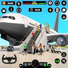 Airplane Simulator Plane Games [МОД Все открыто] APK Android