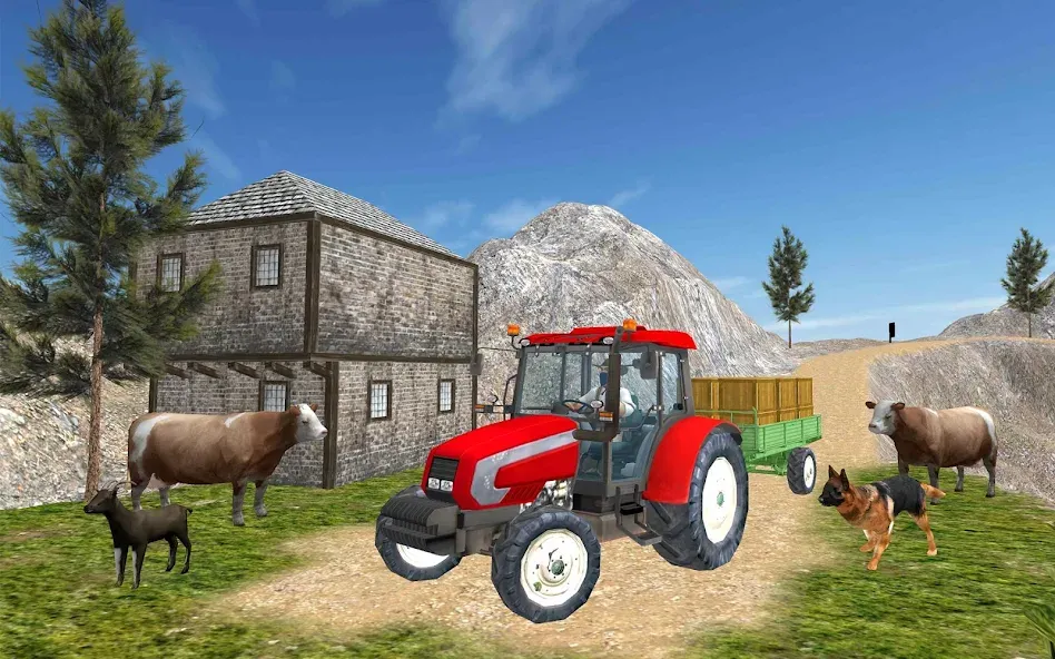 Tractor Driver 3D Farming Sim (Тракторист 3D Симулятор Фермерства) [МОД Все открыто] APK Android Screenshot 1