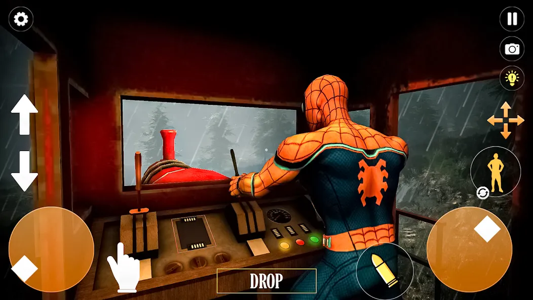 Horror Spider : Scary Train [МОД Много денег] APK Android Screenshot 1