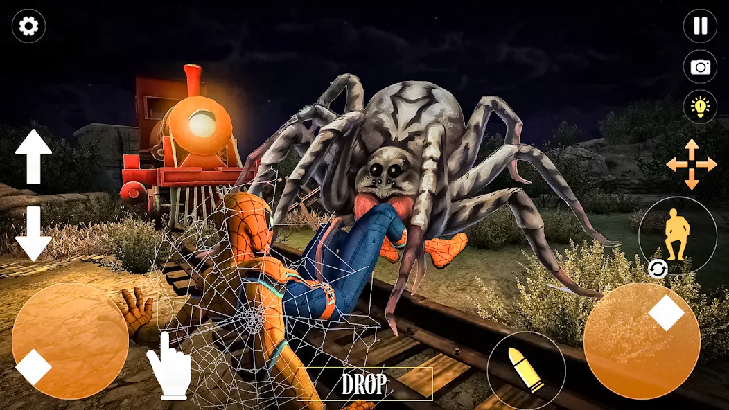 Horror Spider : Scary Train [МОД Много денег] APK Android Screenshot 4