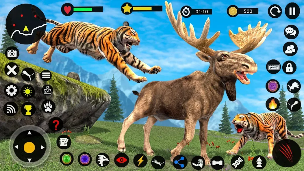Tiger Games: Tiger Sim Offline [МОД Premium] APK Android Screenshot 2