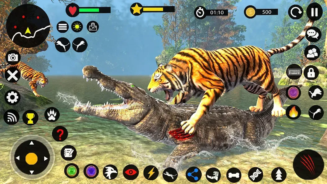 Tiger Games: Tiger Sim Offline [МОД Premium] APK Android Screenshot 3