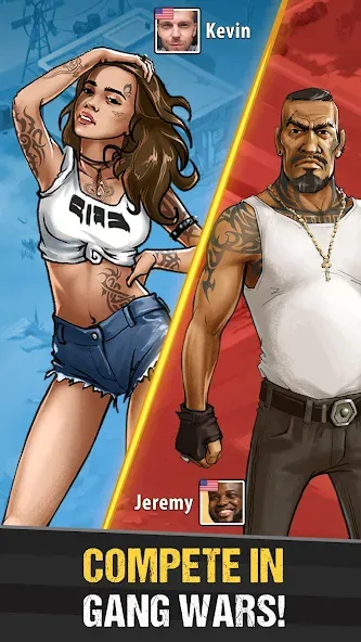 The Gang: Street Mafia Wars (Зэ Гэнг) [МОД Mega Pack] APK Android Screenshot 1