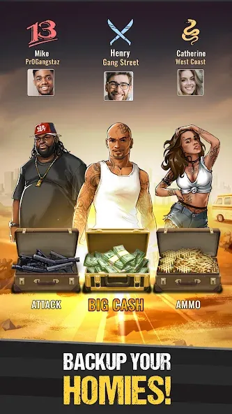 The Gang: Street Mafia Wars (Зэ Гэнг) [МОД Mega Pack] APK Android Screenshot 5