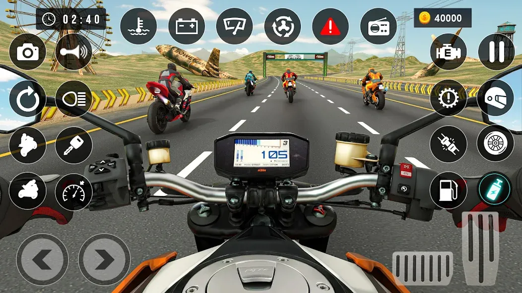 Bike Racing Games - Bike Game (Байк Рейсинг Геймс) [МОД Меню] APK Android Screenshot 2