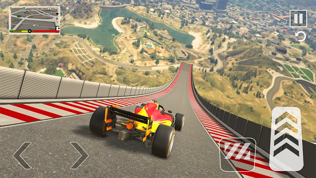 Formula Car Stunt - Car Games (Формула автомобиль трюк) [МОД Mega Pack] APK Android Screenshot 3