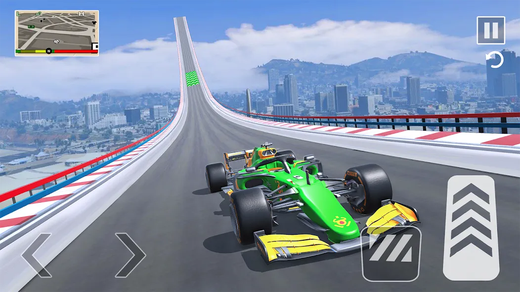 Formula Car Stunt - Car Games (Формула автомобиль трюк) [МОД Mega Pack] APK Android Screenshot 4