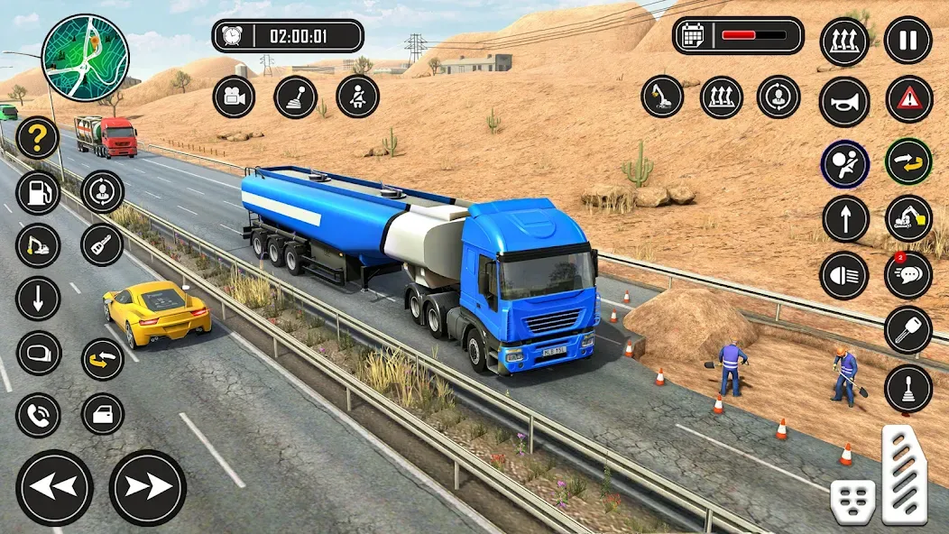 Truck Simulator - Truck Games (Трак Симулятор) [МОД Unlocked] APK Android Screenshot 5