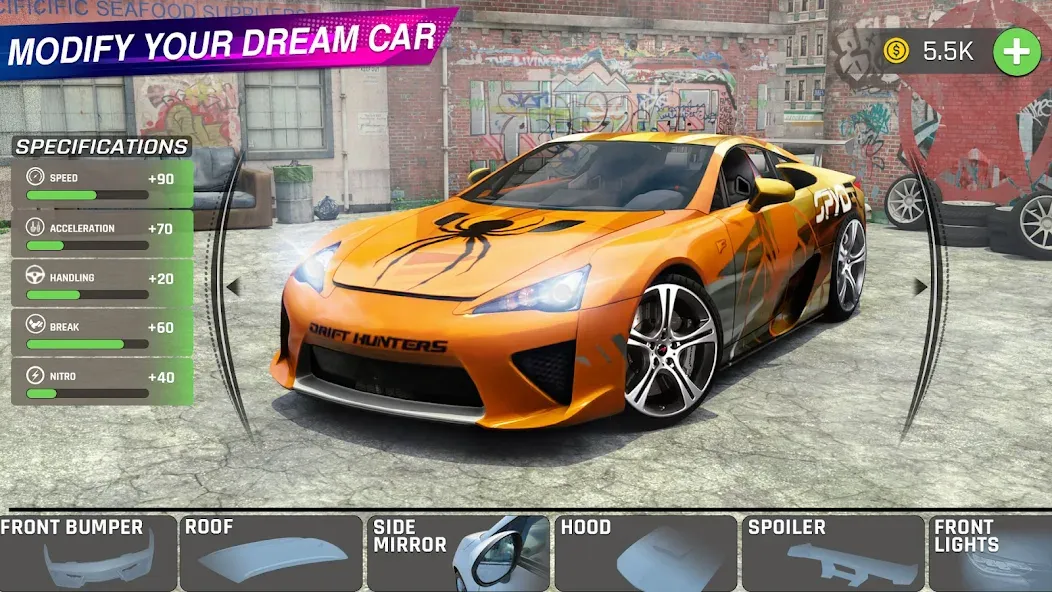 Extreme Car Driving: Car Drift [МОД Много денег] APK Android Screenshot 2