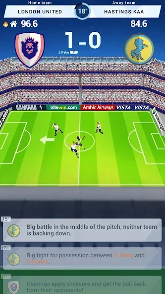 Idle Eleven - Soccer tycoon (Айдл Илевен) [МОД Меню] APK Android Screenshot 2
