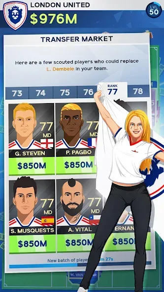 Idle Eleven - Soccer tycoon (Айдл Илевен) [МОД Меню] APK Android Screenshot 4