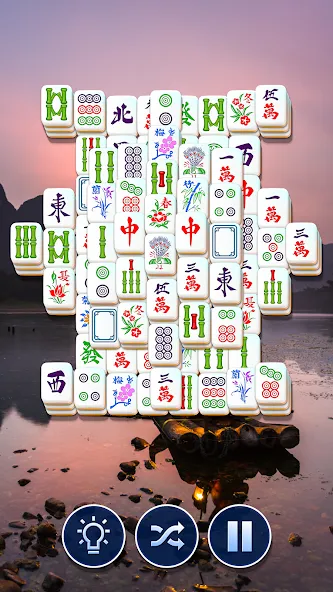 Mahjong Club - Solitaire Game [МОД Все открыто] APK Android Screenshot 2