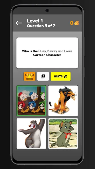 Guess Cartoon Character Quiz (Угадайте кенди Какой персонаж Квиз) [МОД Бесконечные монеты] APK Android Screenshot 4