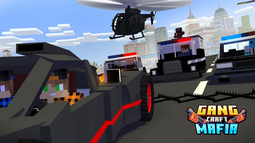 Gang Craft Mafia (Гэнг Крафт Мафия) [МОД Unlocked] APK Android Screenshot 1