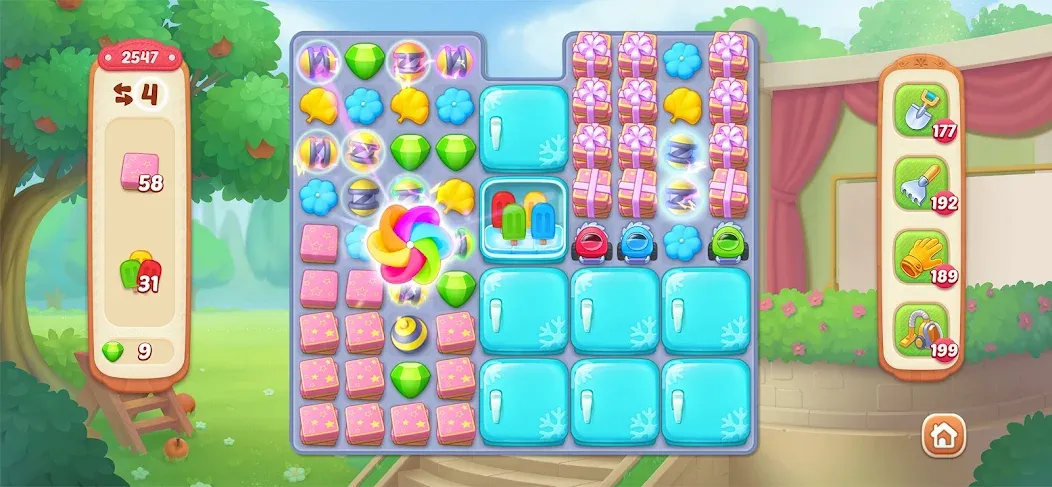 Garden Affairs: Design & Match (Гарден Эфферс) [МОД Unlocked] APK Android Screenshot 4