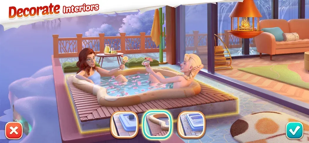 Garden Affairs: Design & Match (Гарден Эфферс) [МОД Unlocked] APK Android Screenshot 5