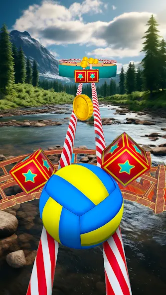 Fast Ball Jump - Going Ball 3d (Скай Болл Джамп) [МОД Много денег] APK Android Screenshot 2