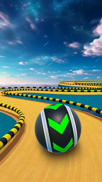 Fast Ball Jump - Going Ball 3d (Скай Болл Джамп) [МОД Много денег] APK Android Screenshot 3