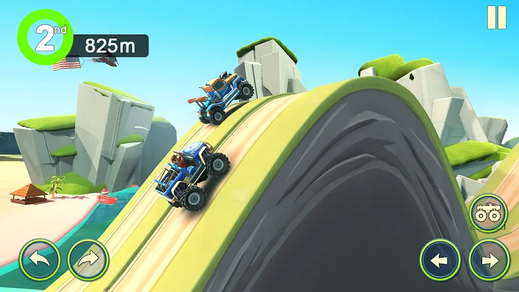 Monster Truck Crush (Монстр Трак Стант) [МОД Unlocked] APK Android Screenshot 3