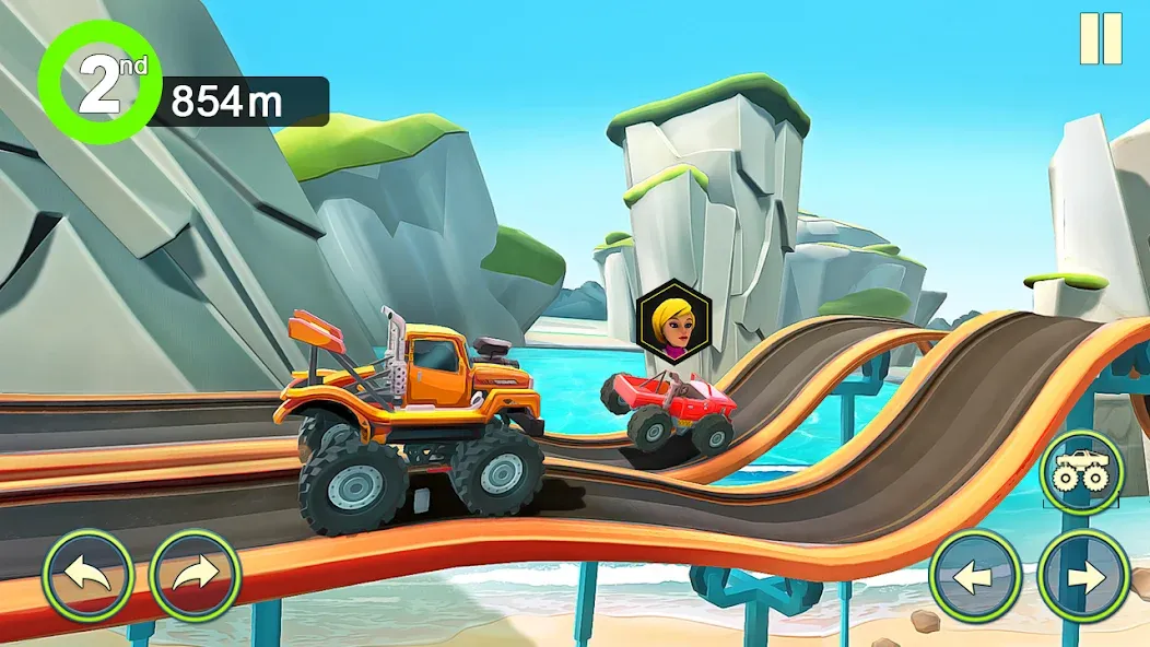 Monster Truck Crush (Монстр Трак Стант) [МОД Unlocked] APK Android Screenshot 4