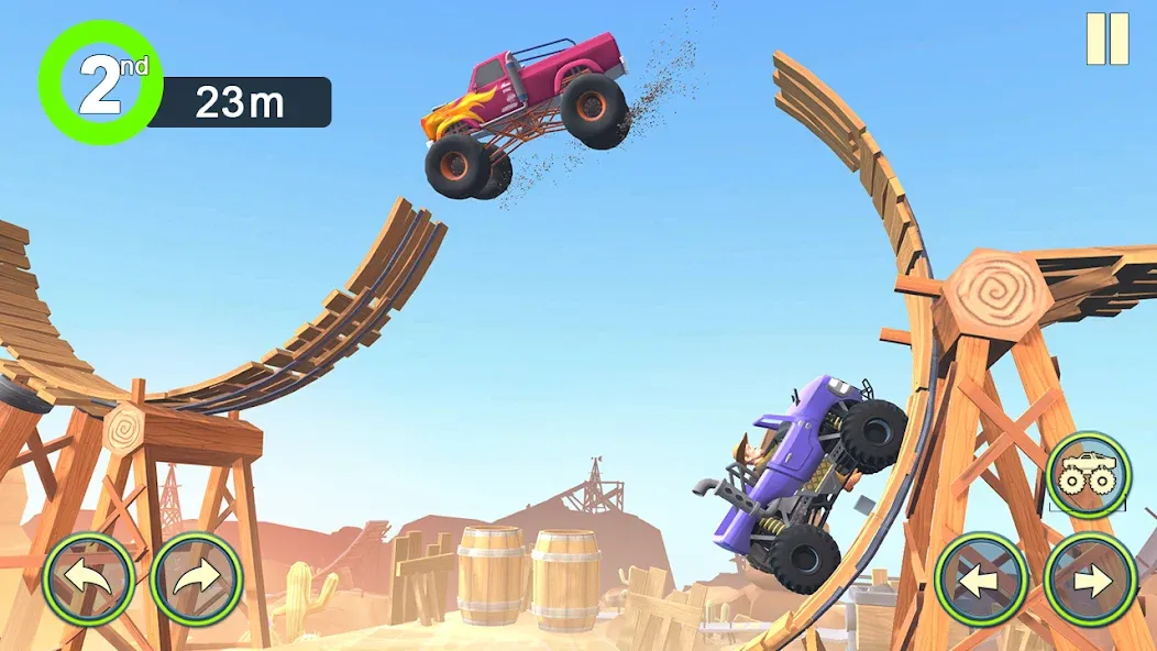 Monster Truck Crush (Монстр Трак Стант) [МОД Unlocked] APK Android Screenshot 5