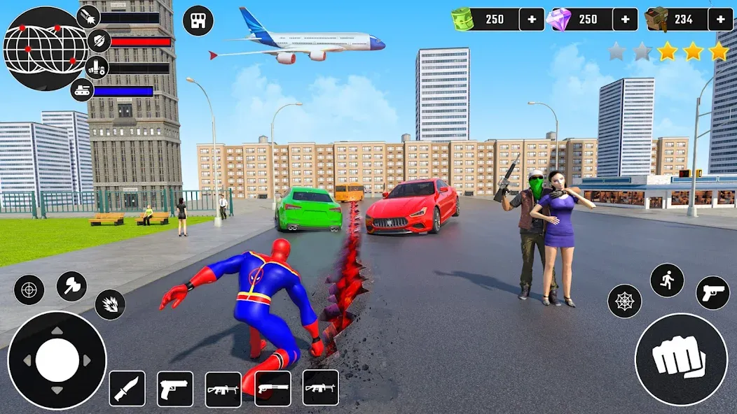 Miami Superhero: Spider Games [МОД Много денег] APK Android Screenshot 4